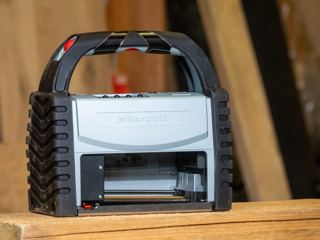 REINER jetStamp 1025 mit schwarzer Silikon-Schutzhülle