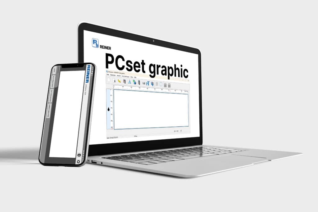 Software gráfico REINER PCset para crear imágenes de impresión en portátiles y smartphones