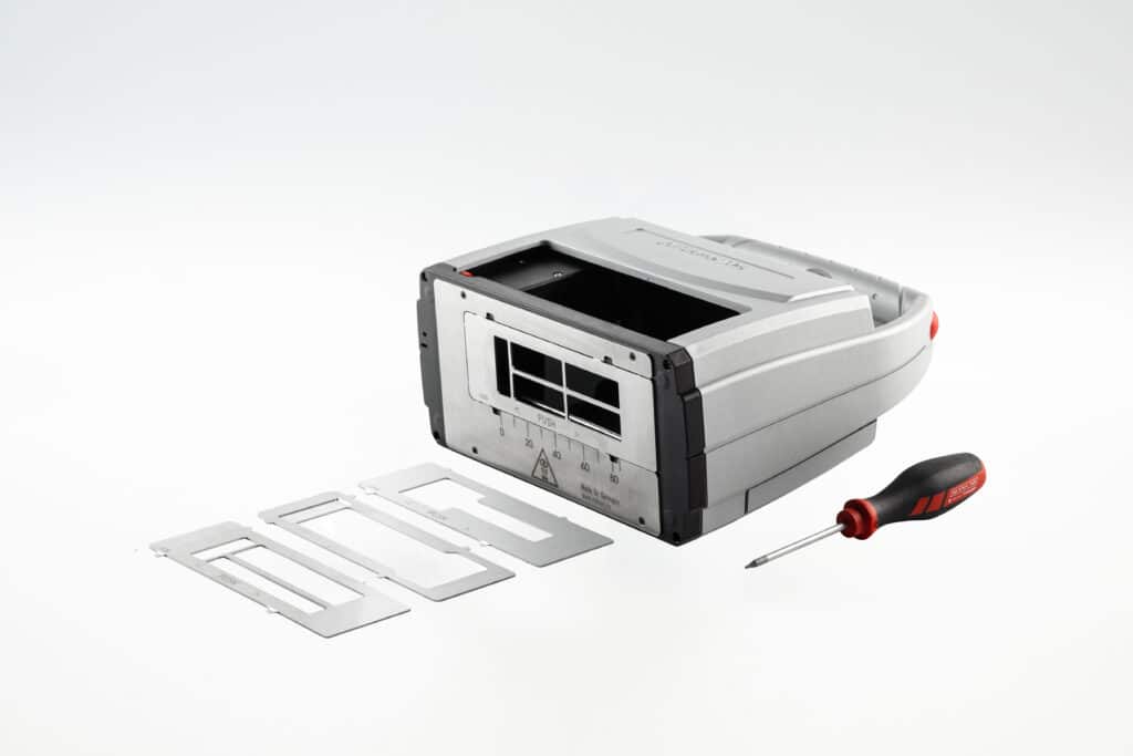 jetStamp 1025 con plantillas de posicionamiento