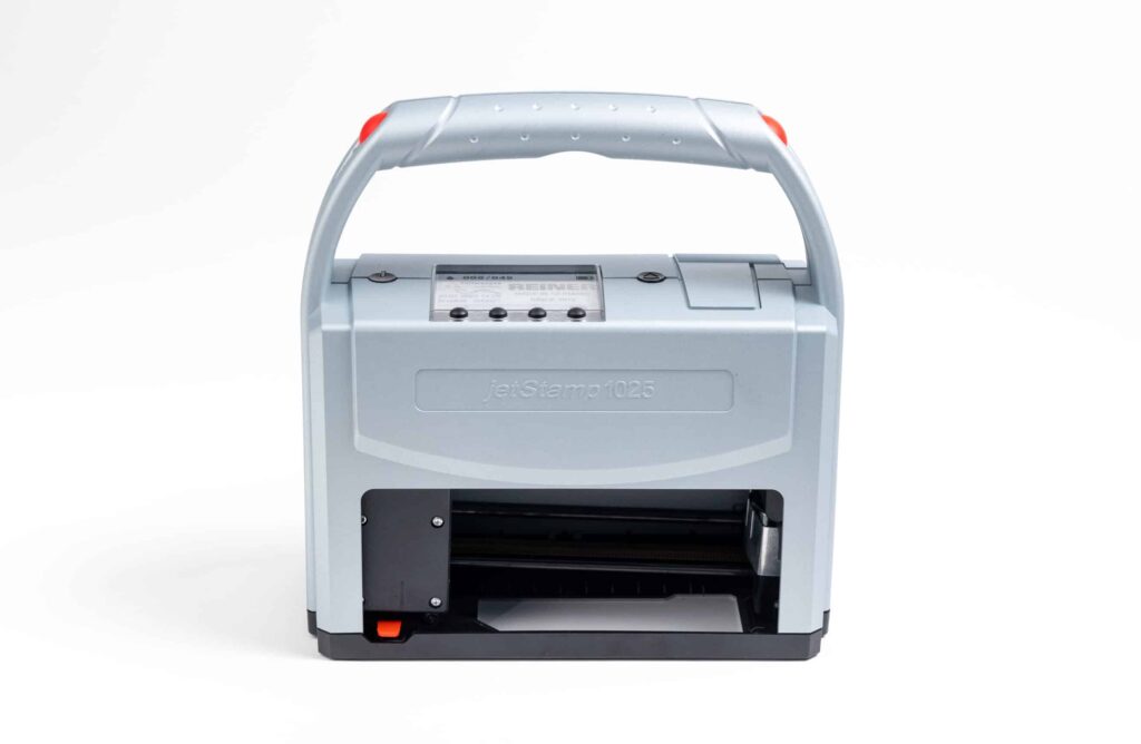 Dispositivo móvil de etiquetado jetStamp® 1025 para impresión directa sin etiqueta
